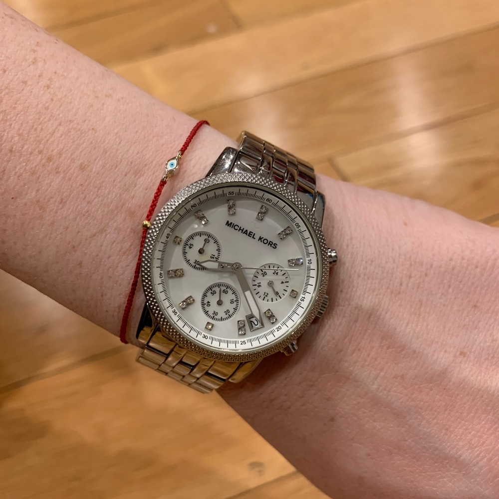 Silver Stainless Steel Michael Kors Watch